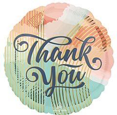 17" Thank You Pastel Clouds