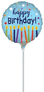 9" Satin Happy Birthday Celebrate