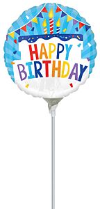 9" Happy Birthday Tiered Cake