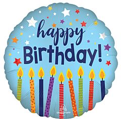 18" Satin Happy Birthday Celebrate