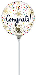 4" Confetti Sprinkle Congrats