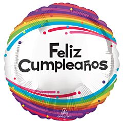 17" Feliz Cumpleaños Arcoiris