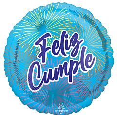 17" Feliz Cumpleaños Fuegos Artificiales