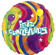 17" Feliz Cumpleaños Remolino