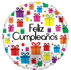 17" Feliz Cumpleaños Muchos Regalos