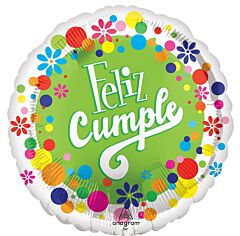 17" Feliz Cumpleaños Puntos