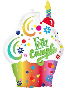 27" Feliz Cumpleaños Puntos