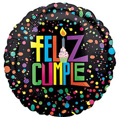 17" Feliz Cumpleaños Confeti