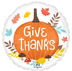 18" Satin Give Thanks