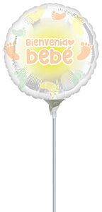 9" Bienvenido Pies de Bebé