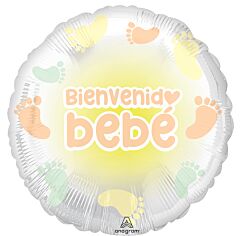 17" Bienvenido Pies de Bebé