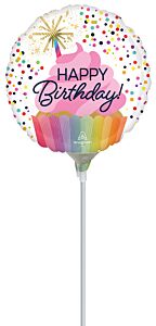 4" Confetti Sprinkle Birthday