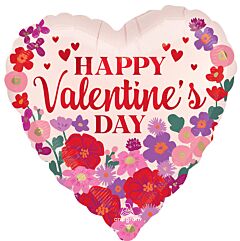 18" HVD Satin Floral Bright Chintz