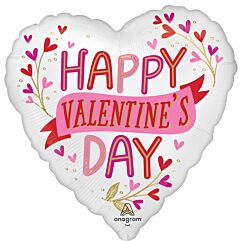 18" HVD Satin Botanical Traces