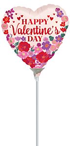 9" HVD Satin Floral Bright Chintz