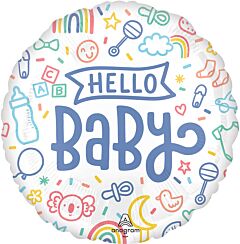 17" Sweet Baby Shapes Hello Baby