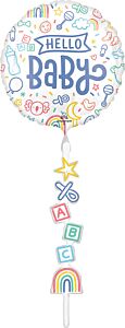 67" Sweet Baby Shapes Hello Baby