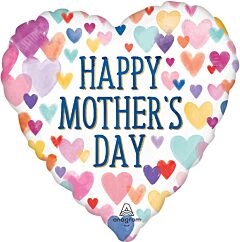 17" HMD Sprinkled Hearts