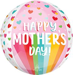 16" HMD Bright Stripes and Hearts