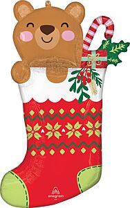 32" Beary Christmas Stocking