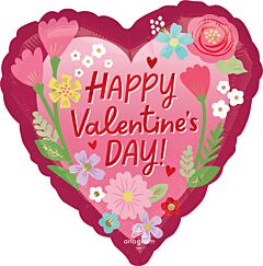 17" Sending Flowers Valentine