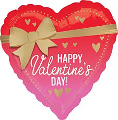 18" Satin Better with Bows Valentine