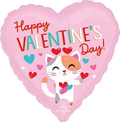 17" Purr-fect Valentine Kitty