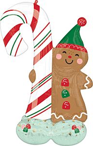 51" Merry Christmints Gingerbread Man