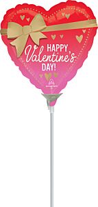 4" Satin Better with Bows Valentine