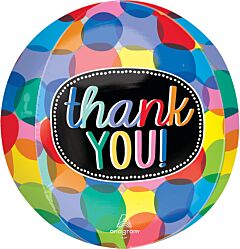 16" Bubbly Thank You Orbz