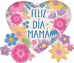 29" Feliz Dia Mama Botanical Lines