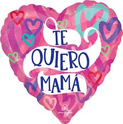 28" Te Quiero Mama Layered Hearts