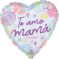 17" Te Amo Mama Sweet Scribbles
