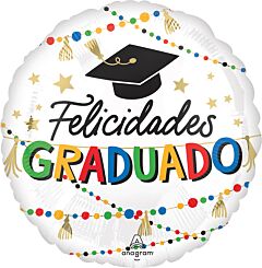 17" Grad Party Felicidades Graduado