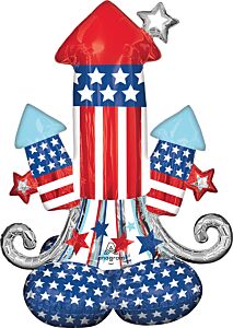 38" Rockets Bursting in Air AirLoonz