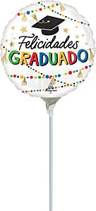 9" Grad Party Felicidades Graduado