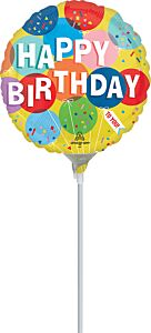 9" Sunny Balloons Birthday