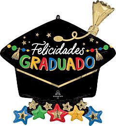 26" Grad Party Felicidades Graduado