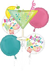 Cocktail Surprise Birthday Bouquet