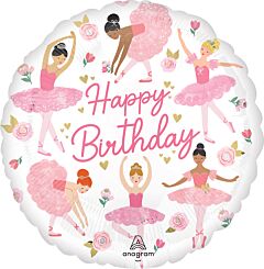 17" Ballerina Girl Birthday