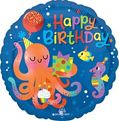 17" Cute Octopus Birthday
