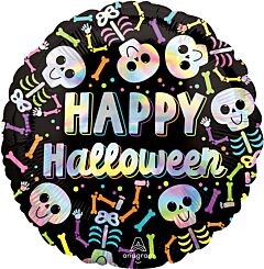 18" Iridescent Bare Bones Halloween