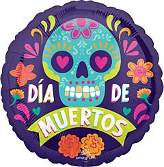 17" Dia De Muertos Bold Sugar Skulls