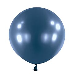 24" Anagram Metallic Navy Flag Blue Latex