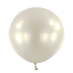 24" Anagram Metallic Silver Latex