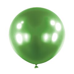 24" Anagram Satin Luxe Emerald Latex