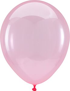 11" Anagram Crystal Clearz Pink Latex