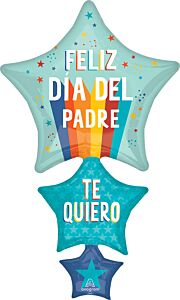 42" Playful Stripes Feliz Dia Del Padre