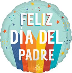 17" Playful Stripes Feliz Dia Del Padre