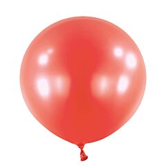 24" Anagram Metallic Apple Red Latex